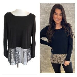 Fully lined layered top